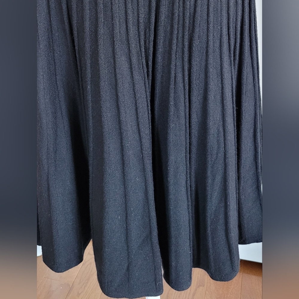 Premise Black Pleated Skirt - Picture 2 of 7